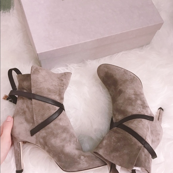 Jimy Choo Dalal Suede Ankle Boots - Picture 4 of 4